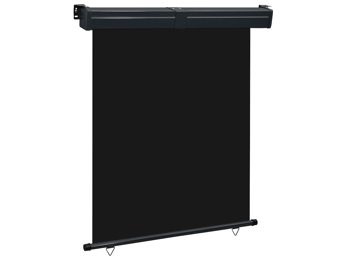 Toldo lateral para balcón 145x250 cm negro Dkd Home Decor