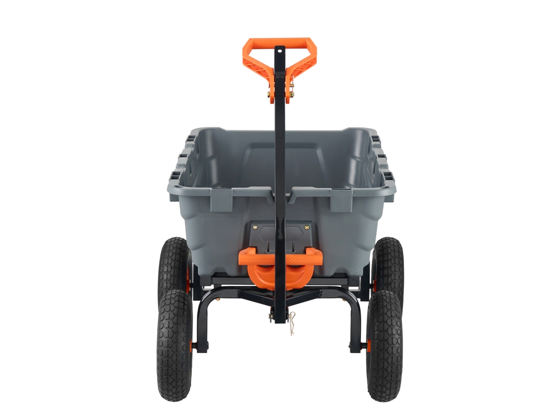 Carro de jardín Succebuy de polietileno reforzado, capacidad de carga: 544 kg