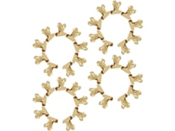 50 Piezas De Clips Decorativos Dorados Para Exhibición De Fotos, Chinchetas