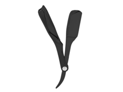 Vlrla-para Homens Profissional Foldable Reto Borda Razor