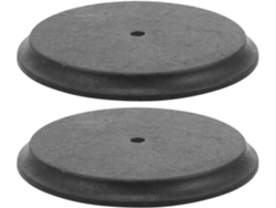 Bases Redondas Y Pesadas Para Lámparas De Mesa, Superficie Lisa Y Mayor Estabilidad, Juego De 2, Plástico.