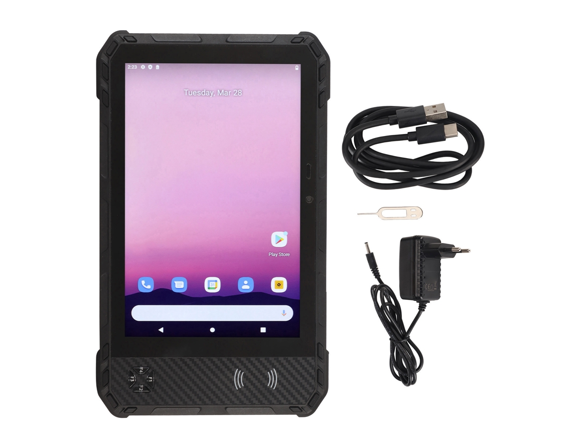 Tableta robusta de 8 pulgadas, resistente al agua IP68, 10000 mAh, 4G, wifi, NFC, Android 11, luz dorada