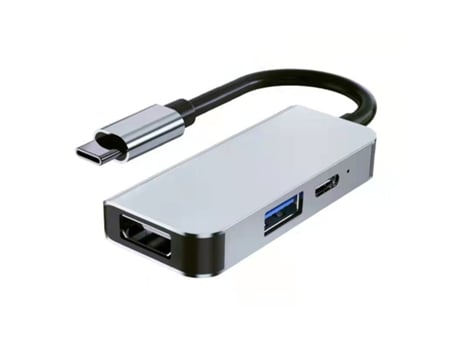 USB C Docking Station Hub Monitor único 4K/30Hz HDMI para Macbook/Dell/HP Portátil 3 en 1 con PD85WUSB3.0 DUDAO