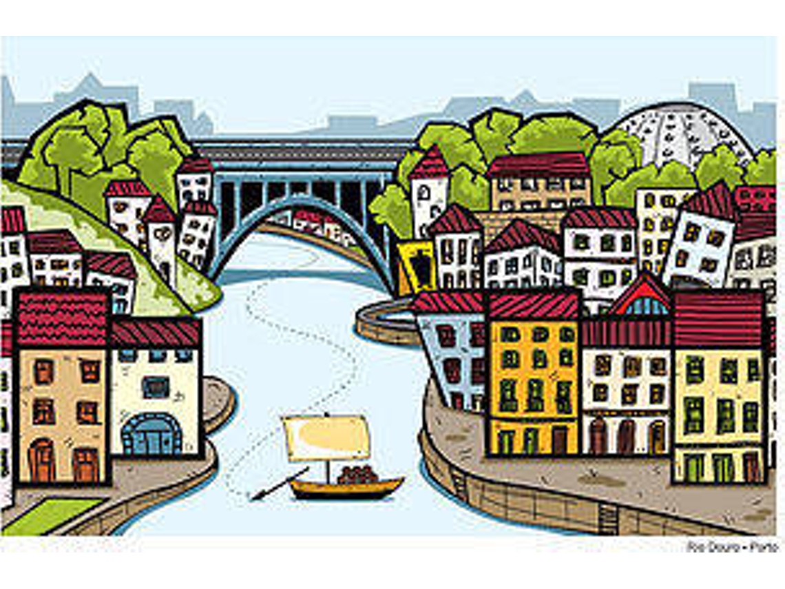 Libro Postal Pop-Up Rio Douro (Portugués)