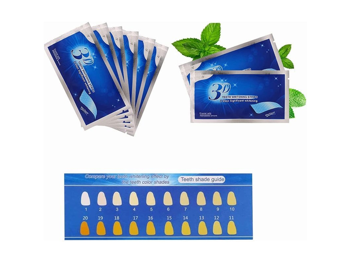 Tiras Blanqueadoras De Dientes, Kit De Blanqueamiento Dental, Blanqueamiento Natural Y Saludable
