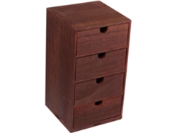Caja De Almacenamiento De Madera Para Oficina, Cajón De Almacenamiento Sencillo
