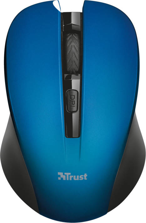 Ratón TRUST 21870 (Inalámbrico - Óptico - 1800 dpi - Negro)