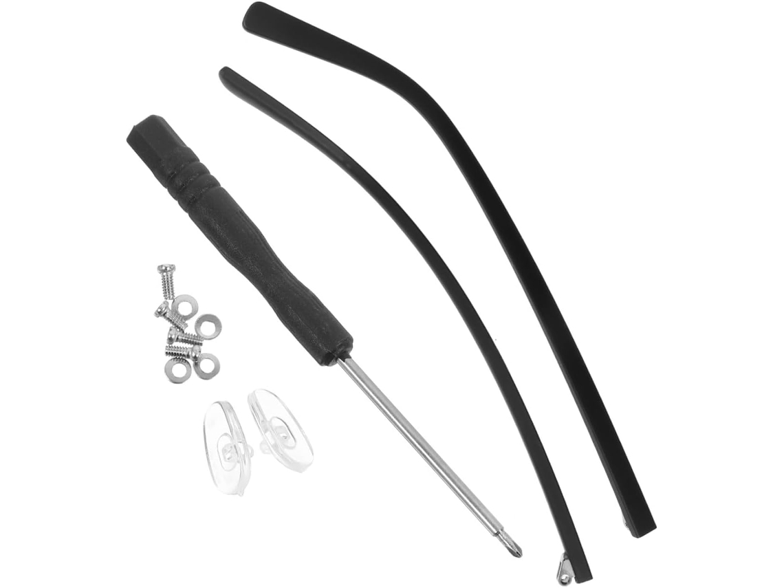 Patillas Universales Antideslizantes Tr90 Gafas Sólidas Fáciles Reparar Cómodas Presión Rápida Instalación