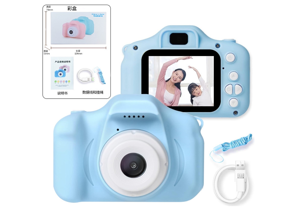Cámara Infantil Siurn X2 Hd Azul