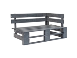 Maison Exclusive - Muebles De Palets 6 Pzas Y Cojines Madera Pino Impregnada Gris