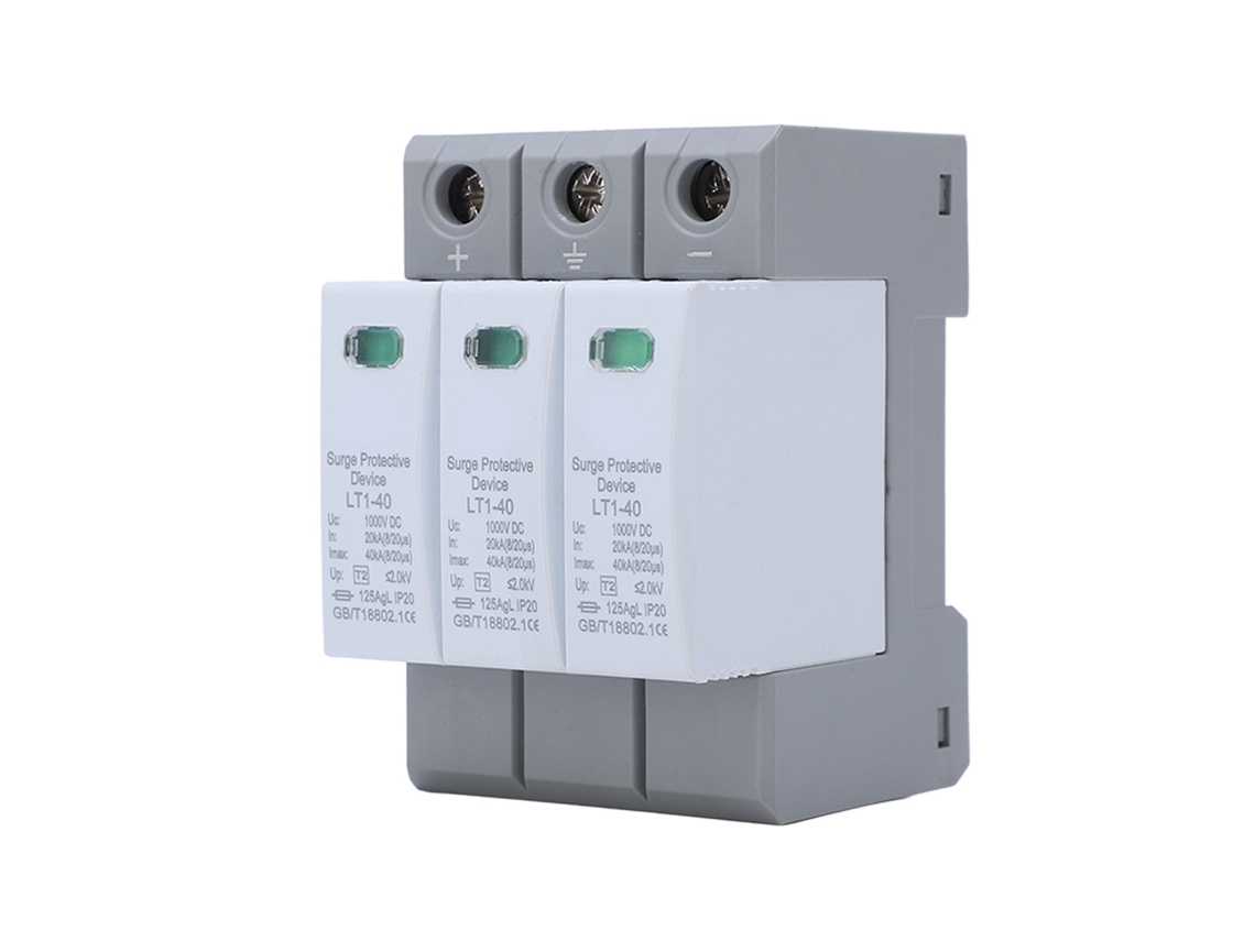 Dispositivo De Protección Contra Sobrevoltajes 3p 20-40ka 1000v Cc Protector De Onda De Pico