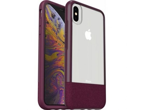 Protector de Pantalla para iPhone XS Max OTTERBOX Piel Rojo