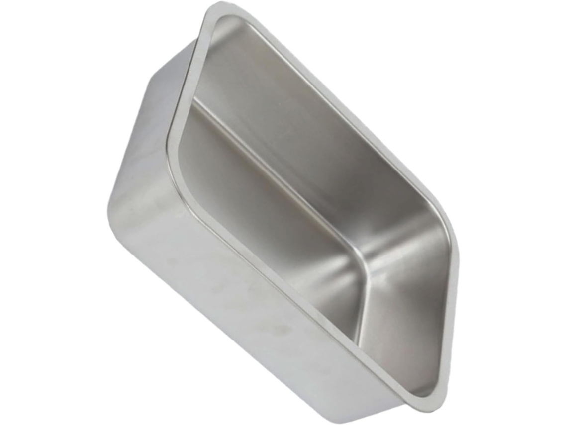 Plato Multifuncional De Acero Inoxidable De 36x27x7 Cm, Bandeja De Acero Inoxidable Apta Para Uso Alimentario.