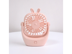 Ventilador portátil de mano HALINUIA - USB silencioso (recargable, 3 velocidades, para exteriores, ideal para viajes)
