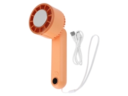 Ventilador Portátil Plegable Led Recargable Amarillo