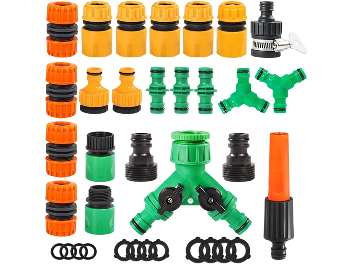 Conectores Para Mangueras De Jardín, Accesorios De Repuesto, Juego De 36 Piezas, Adaptador Y Manguera, Para Césped,