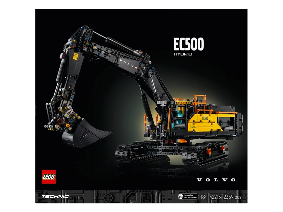 Excavadora híbrida Volvo EC500 (Lego 42215)