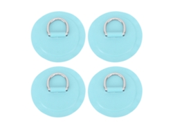 2026rebe-parche Patch de argola em D redonda e leve em PVC para barco inflável, prancha de surfe e stand up paddle (4 peças) - Verde Menta