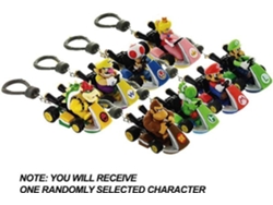 Llavero Mistério SUPER MARIO Backpack Buddies Mario Kart (1 unidad - Envío Aleatorio)