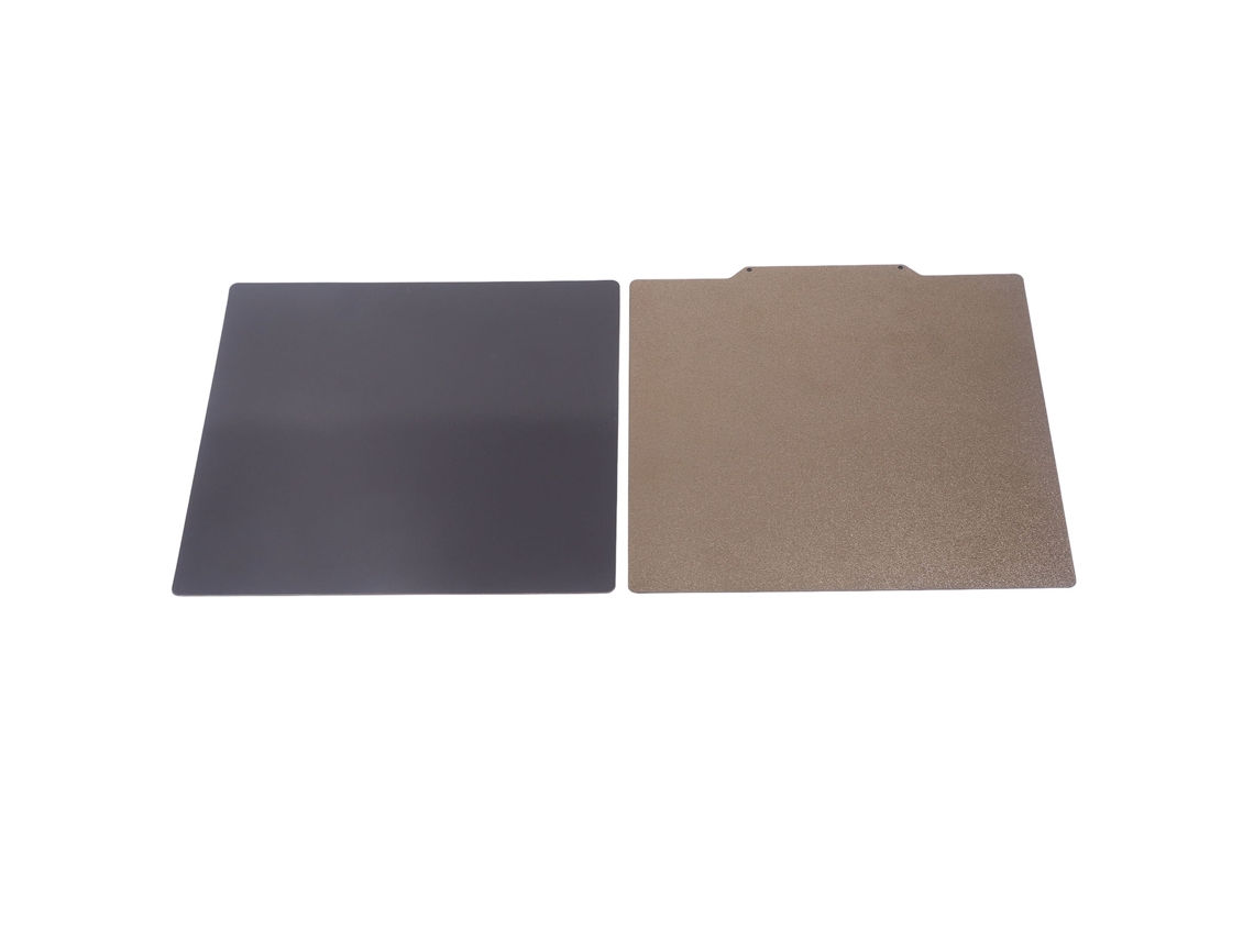 Placa de construcción de acero con resorte magnético para impresora 3D con PEI texturizado y fibra de carbono lisa de 300 x 300 mm para CR10