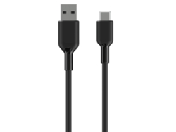 Cable GOODIS (USB A - USB-C - 2m - 12W - Negro)