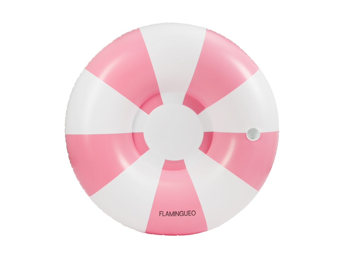 Flamingueo Flotador Hinchable Con Rejilla Pvc Donut Rosa