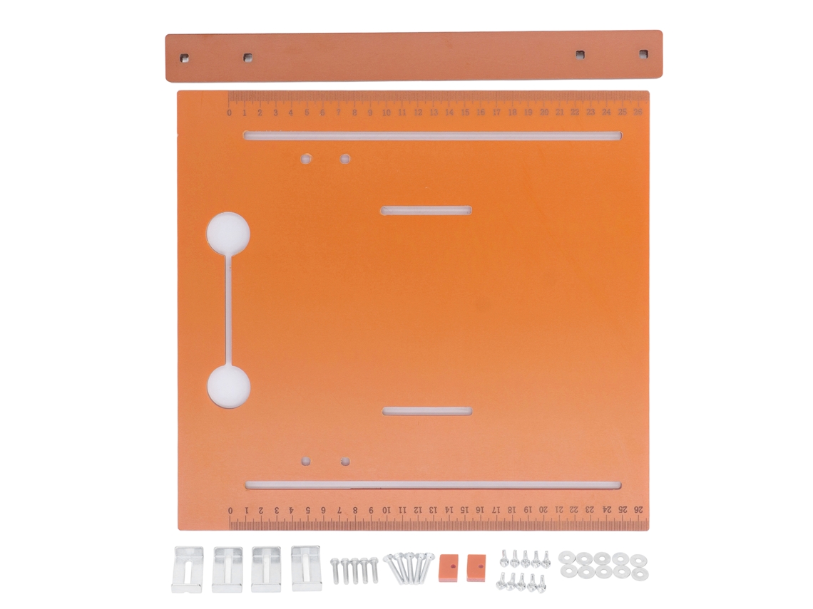 Placa Base De Máquina De Corte 30x28cm Com Margem 3cm, Guia Para Serra Circular Sem Punch Para Marcenaria