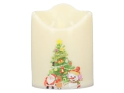 2026-lámpara De Vela Led Sin Llama Simulada Con Batería Para Decoración De Navidad Bz2863‑w‑2