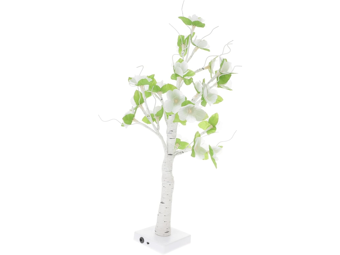 Lámpara De Mesa Con Diseño De Árbol Florido, Lámpara Led Decorativa Para Dormitorio Y Oficina.