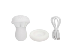 Cepillo de limpieza facial de silicona recargable con 4 modos de masaje, último modelo... Nostalgia88