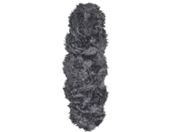 Alfombra de pelo largo BELIANI Mamungari de Acrílico Gris 60x180