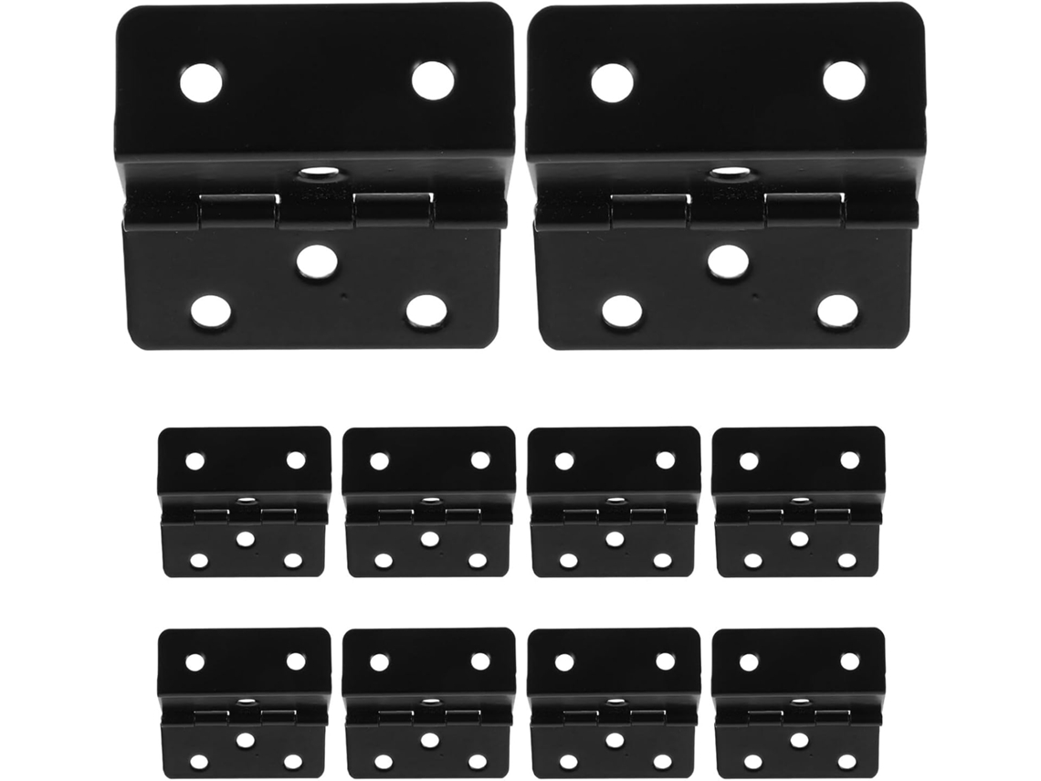 Juego de 20 bisagras articuladas para cajas de madera plegables, ideales para armarios SFUSHOS