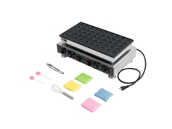 Máquina para hacer panqueques, superficie antiadherente, gran capacidad, enchufe europeo de 220 V (OEM)