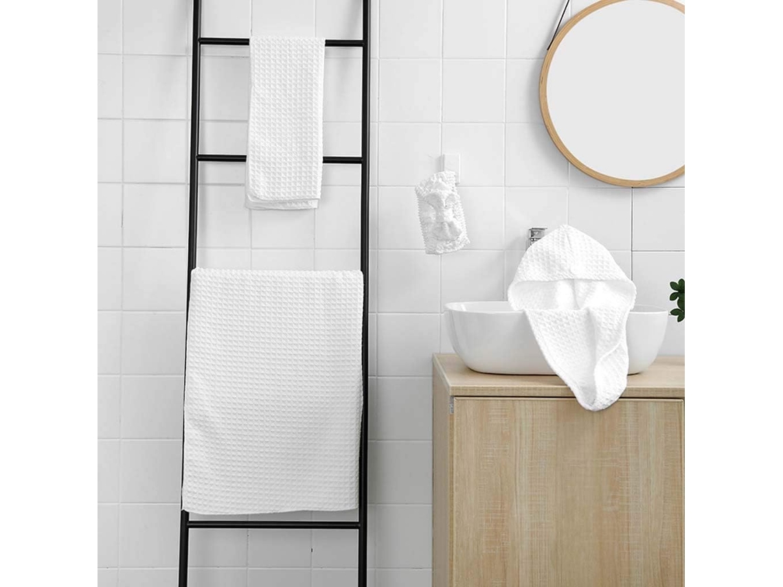 Juego De 4 Toallas De Baño Triangulares De Algodón Para Secar El Cabello.