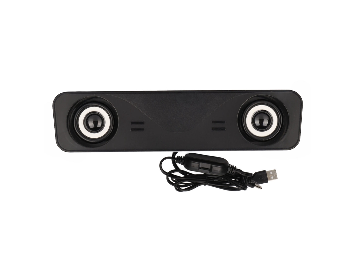 Altavoz Estéreo Usb Para Ordenadores De Sobremesa, Portátiles Y Netbooks: Conectar Y Usar Con Control De Volumen.