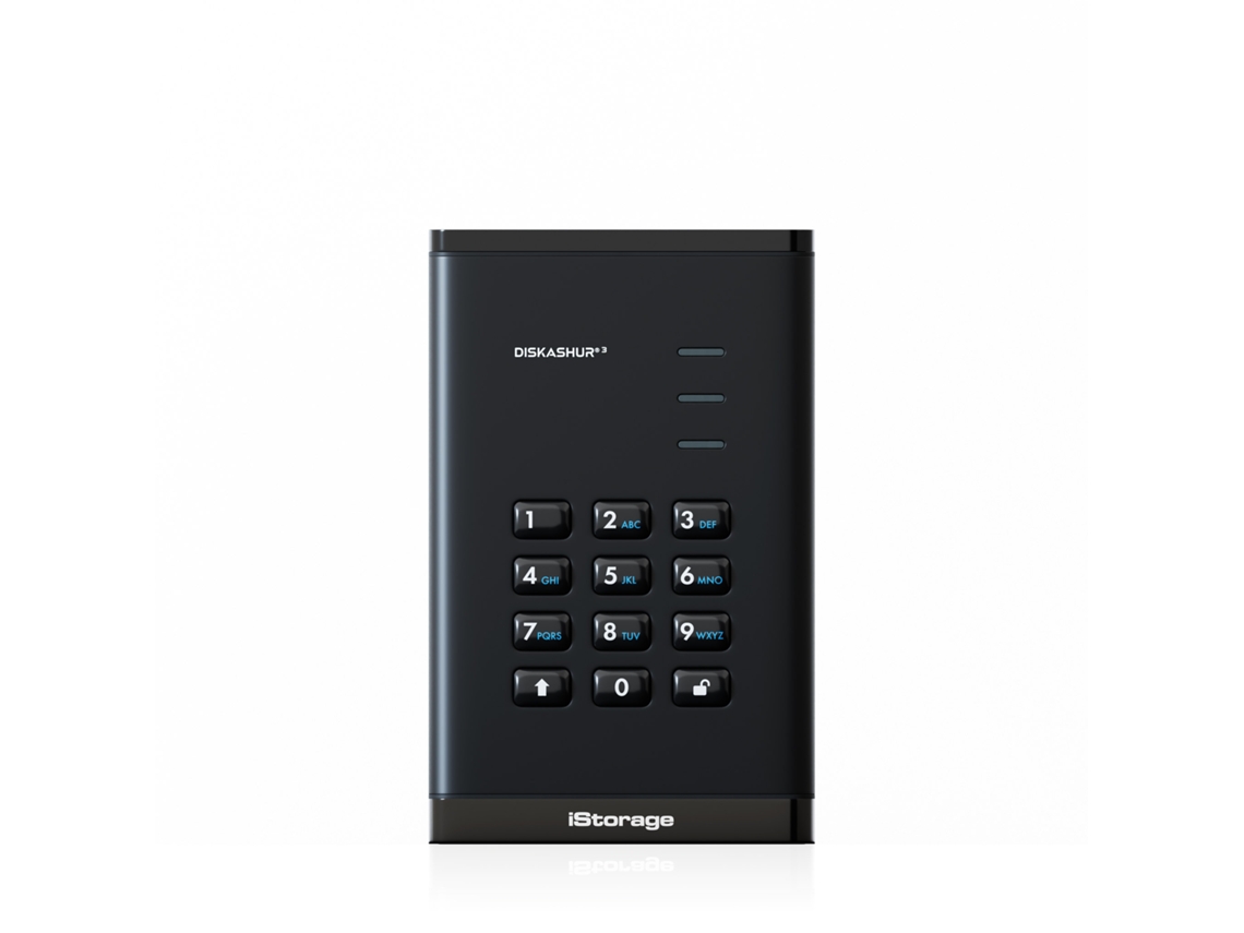 Disco duro externo Diskashur3 de 5 TB, 2,5", USB tipo C, 3.2 Gen 1, color negro, Istorage (3.1 Gen 1)