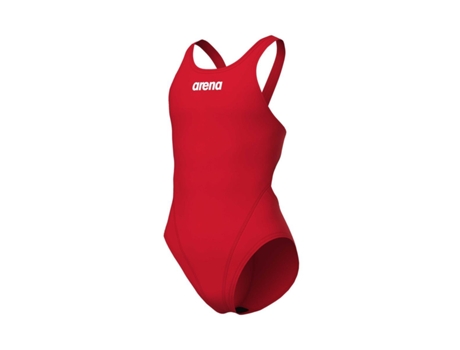 Bañador de Niña para Natación ARENA Pieza Team Tech Rojo (12/13 Años)