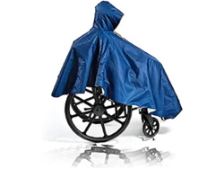 Poncho Impermeable Reutilizable Para Sillas De Ruedas, Con Capucha Y Cremallera, Para Personas Mayores Y Discapacitadas.