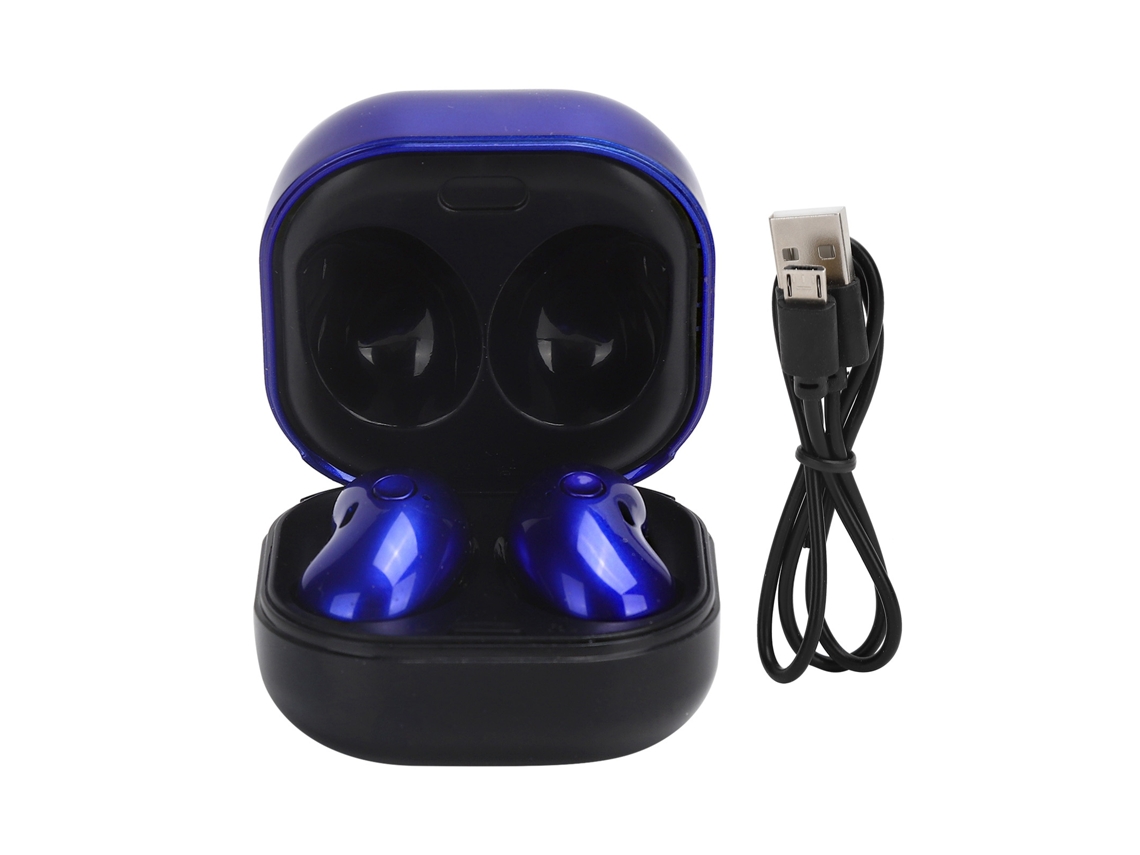 Fone De Ouvido Bluetooth S6-plus Com Tela Digital De Relógio Controle Por Botões Hifi Áudio Sem Fio