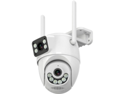 Cámaras De Seguridad Wifi Hd Para Exteriores De 8 Mp Con Seguimiento Automático Y Pantalla De Doble Lente.