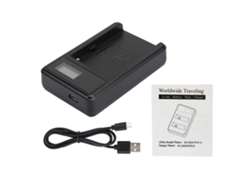 Cargador De Baterías Led Con Pantalla Lcd Para Cámara Sony Np F550 F960 F970 De Seivi