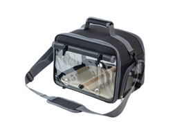 Transportín para loros Digitallab, totalmente ventilado, diseñado para viajar (negro)