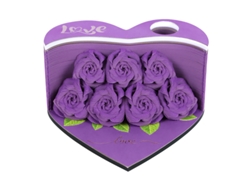 Bloc de notas 3D Eifson Rose Story Love Flowers (morado)
