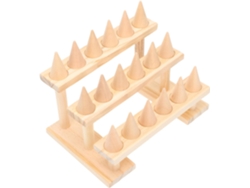 Soporte De Madera Para Anillos De Joyería, Expositor De Anillos, Organizador Práctico Y Duradero.