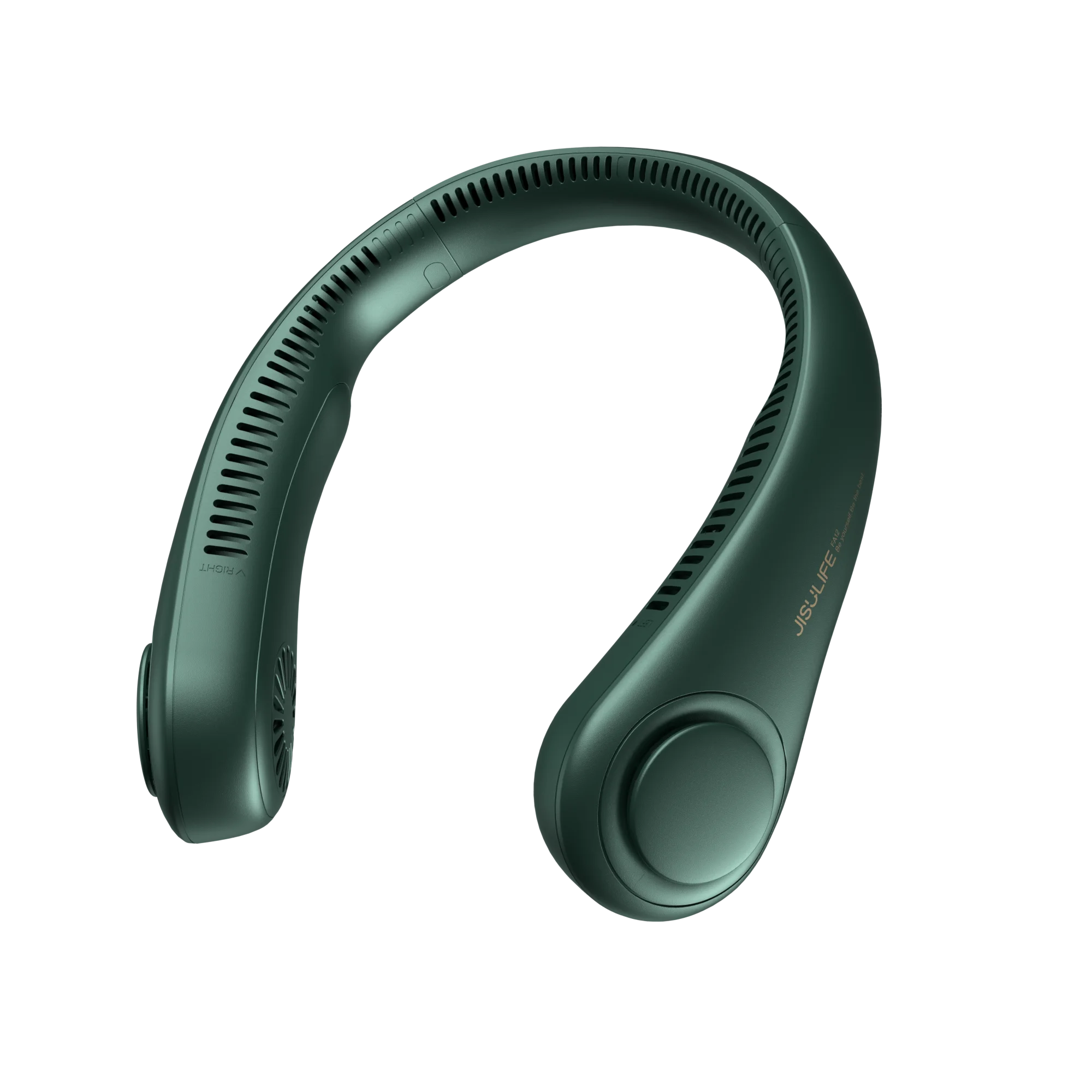 Ventilador De Cuello Portátil (verde), Batería Recargable De 4000 Mah, 5 Velocidades Ajustables.