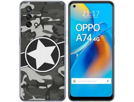 Carcasa Oppo A74 4G TUMUNDOSMARTPHONE Camuflaje 02