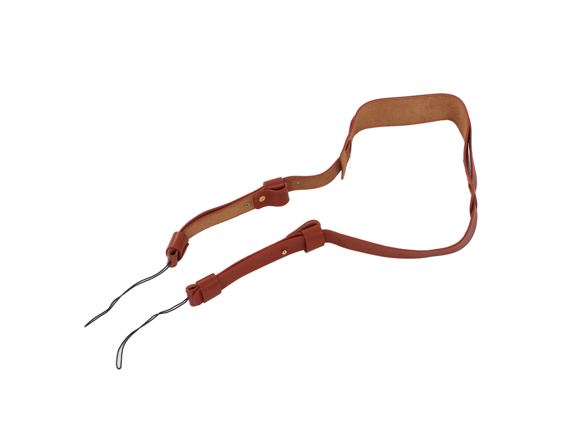Correa De Cámara De Cuero Marrón, Ajustable Para Hombro Y Cuello, Accesorio De Fotografía Sencillo Y Elegante.