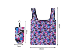 Bolsa de compras grande, reutilizable y ecológica para supermercados, guardar juguetes, playa, bolso de hombro, GOKOCO