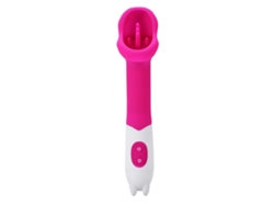 Masajeador Vibrador De Silicona Impermeable Para Punto G Y Clítoris Rojo Rosa