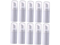 10 Unidades, Té, 10 Botellas De Viaje Reutilizables Hechas De Botellas Vacías De Pet Para Champú Y Gel De Ducha